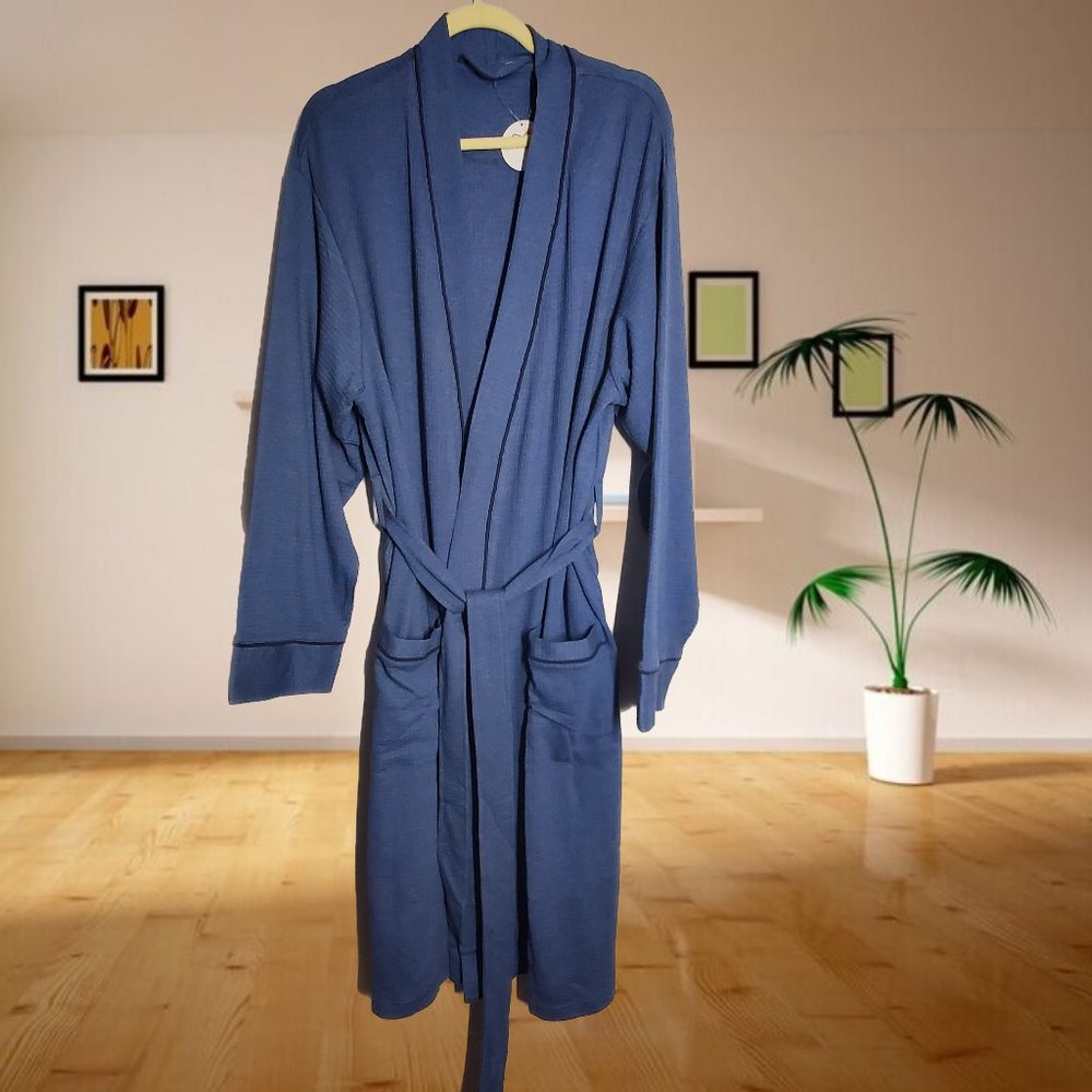 THE HOMLIKEHOM BRAND THE SIZE ONE SIZE IS BLUE COLOR--BATA COLOR AZUL